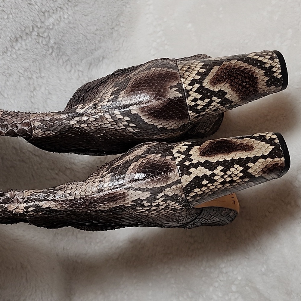 Alexandre Birman Benta Python Knee-High Boots Siz… - image 5